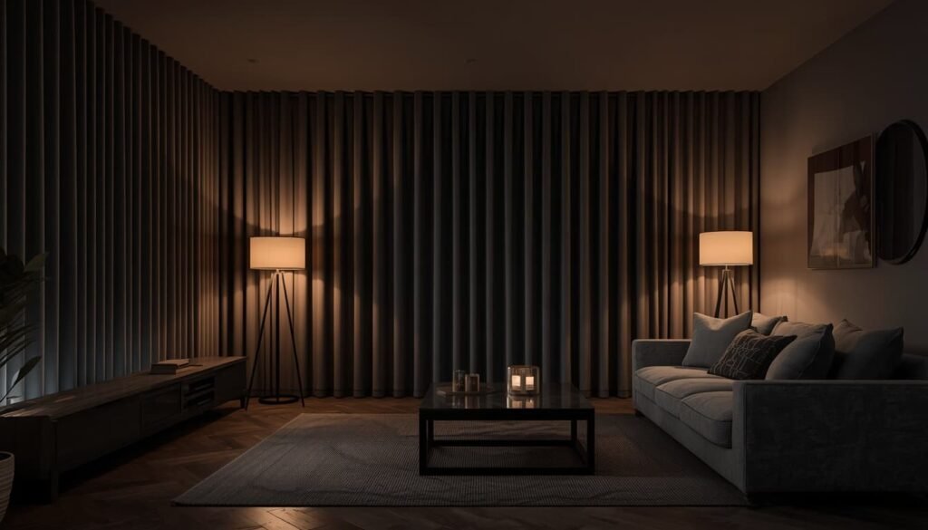 blackout curtain ideas for living room privacy